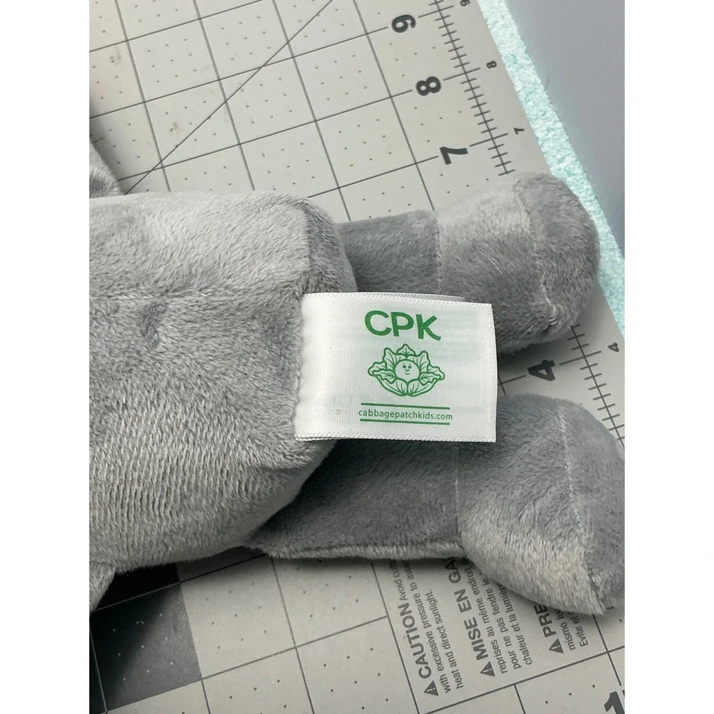 Cabbage Patch Kids Cuties Koala Plush Doll Gray Polka Dot 9 Inch Green Eyes